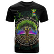 1sttheworld Tee - MacChlery or MacClary Family Crest T-Shirt - Celtic Tree Of Life Art A7