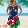 1sttheworld Strap Summer Dress - Namibia Rugby