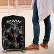 1sttheworld (Custom) Luggage Covers - Benin Luggage Covers - King Lion A7 | 1sttheworld