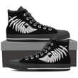 NEW ZEALAND-SILVER FERN HIGH TOP CANVAS SHOES K7