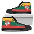 Lithuania - Lietuva Flag High Top - Men's/Women's Canvas Shoes NN6