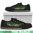 NEW ZEALAND MAORI SILVER FERN LOW TOP CANVAS SHOES A3