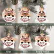 Canada Ceramic Ornament Merry Christmas - Christmas Decoration A7 | 1sttheworld