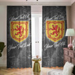 Scotland Blackout Curtains with Hooks Luxury Marble A7