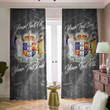 New Zealand Blackout Curtains with Hooks Luxury Marble A7