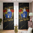 Dahlgren American Family Crest - Blackout Curtains with Hooks Luxury Marble A7 | 1sttheworld