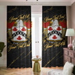 Eyre American Family Crest - Blackout Curtains with Hooks Luxury Marble A7 | 1sttheworld