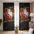 MacWilliams American Family Crest - Blackout Curtains with Hooks Luxury Marble A7 | 1sttheworld
