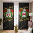 Hopkinson American Family Crest - Blackout Curtains with Hooks Luxury Marble A7 | 1sttheworld