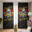 Hope American Family Crest - Blackout Curtains with Hooks Luxury Marble A7 | 1sttheworld