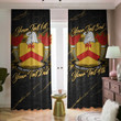 Holbrook American Family Crest - Blackout Curtains with Hooks Luxury Marble A7 | 1sttheworld