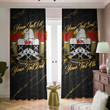 Turner American Family Crest - Blackout Curtains with Hooks Luxury Marble A7 | 1sttheworld