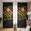 Mountfort American Family Crest - Blackout Curtains with Hooks Luxury Marble A7 | 1sttheworld
