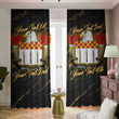 Smith American Family Crest - Blackout Curtains with Hooks Luxury Marble A7 | 1sttheworld