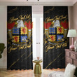 Sinclair American Family Crest - Blackout Curtains with Hooks Luxury Marble A7 | 1sttheworld