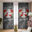 USA Pietz American Family Crest - Blackout Curtains with Hooks Luxury Marble A7