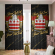Washington American Family Crest - Blackout Curtains with Hooks Luxury Marble A7 | 1sttheworld