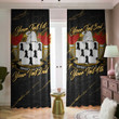 Sweet American Family Crest - Blackout Curtains with Hooks Luxury Marble A7 | 1sttheworld