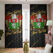 Padelford American Family Crest - Blackout Curtains with Hooks Luxury Marble A7 | 1sttheworld