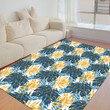 Floor Mat - Pretty Summer Seamless Tropical Pattern Bright Leaves Plants Foldable Rectangular Thickened Floor Mat A7 | 1sttheworld