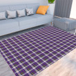 Floor Mat - MacDonald Dress Modern Tartan Foldable Rectangular Thickened Floor Mat A7