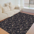 Floor Mat - Luxury Gold Leaf Foldable Rectangular Thickened Floor Mat A7 | 1sttheworld