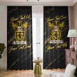 Buchanan Family Crest - Blackout Curtains with Hooks Luxury Marble A7 | 1sttheworld