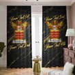 Drummond Family Crest - Blackout Curtains with Hooks Luxury Marble A7 | 1sttheworld
