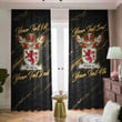 Dundas Family Crest - Blackout Curtains with Hooks Luxury Marble A7 | 1sttheworld