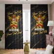 Freebairn Family Crest - Blackout Curtains with Hooks Luxury Marble A7 | 1sttheworld