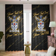 MacGuffock or MacGavock Family Crest - Blackout Curtains with Hooks Luxury Marble A7 | 1sttheworld