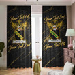 Kinnear Family Crest - Blackout Curtains with Hooks Luxury Marble A7 | 1sttheworld