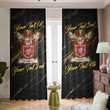 Lauder Family Crest - Blackout Curtains with Hooks Luxury Marble A7 | 1sttheworld