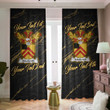 MacLeish Family Crest - Blackout Curtains with Hooks Luxury Marble A7 | 1sttheworld
