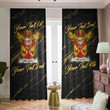 Newall Family Crest - Blackout Curtains with Hooks Luxury Marble A7 | 1sttheworld