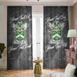 Penderleith Family Crest - Blackout Curtains with Hooks Luxury Marble A7