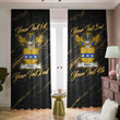 Weir Family Crest - Blackout Curtains with Hooks Luxury Marble A7 | 1sttheworld