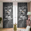 Shives Family Crest - Blackout Curtains with Hooks Luxury Marble A7