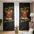 Sheild Family Crest - Blackout Curtains with Hooks Luxury Marble A7 | 1sttheworld