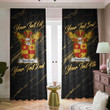 Stanhope Family Crest - Blackout Curtains with Hooks Luxury Marble A7 | 1sttheworld