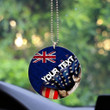 New Zealand Acrylic Car Ornament - America is a Part My Soul A7 | 1sttheworld