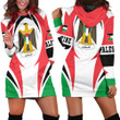 1sttheworld Clothing - Palestine Hoodie Dress Action Flag Style A35