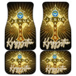 Kyrgyzstan Front and Back Car Mats - Jesus Saves Religion God Christ Cross Faith A7 | 1sttheworld