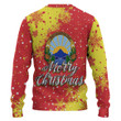 1sttheworld Kniited Sweater - North Macedonia Christmas Kniited Sweater Christmas A35