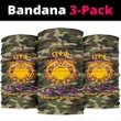 Omega Psi Phi Camouflage Bandana 3-Pack | Africazone.store