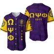 Omega Psi Phi Legend Baseball Jersey