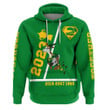 Springbok Hoodie - South Africa Rugby Great Run - Stronger Together - Champion Hoodie T5