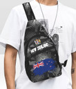New Zealand with Coat of Arms Version Chest Bag - Active Sports Style for All A7 | 1sttheworld