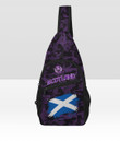 Scotland Purple Version Chest Bag - Unique Camouflage A7