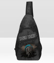 Chest Bag - Vikings Northern Wolf Cyan Chest Bag A7
